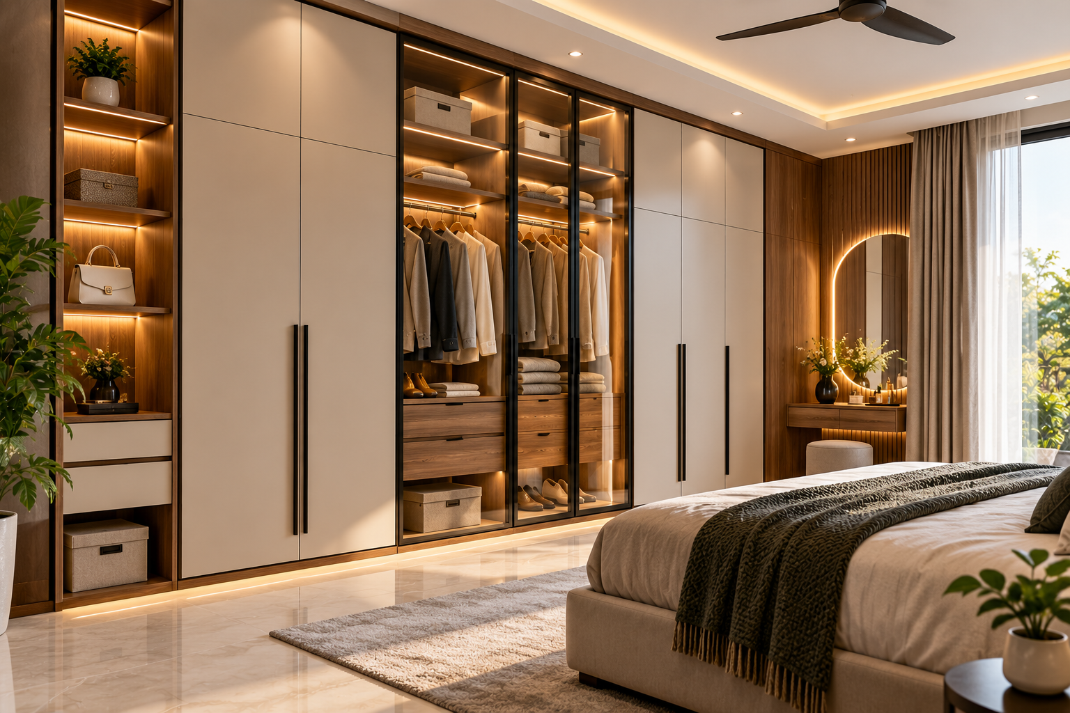 Customized wardrobe design in Kota