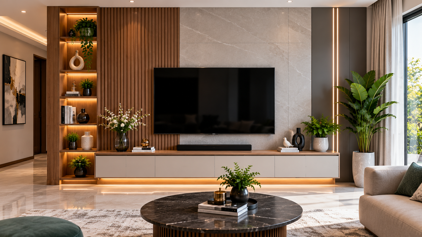 Modern TV unit design